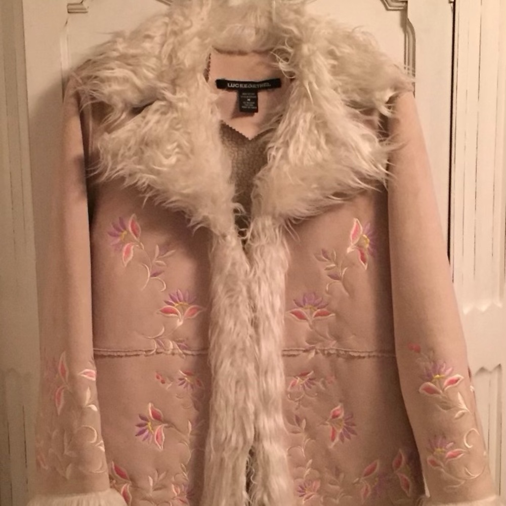 Lucee & Ethel, light pink, size M, Frilly Peacoat